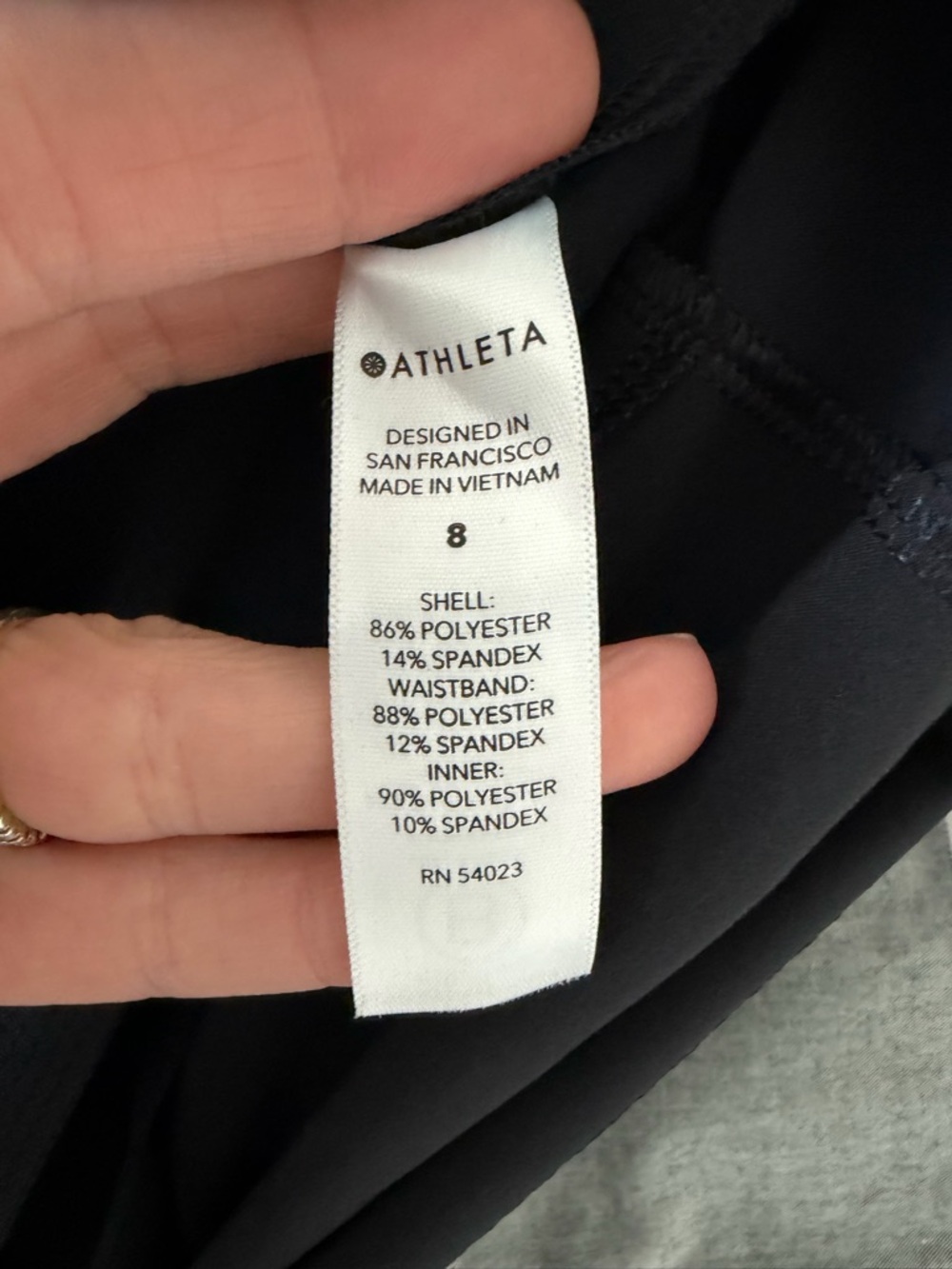 NWOT Athleta Soho Skort Black SZ 8 - Picture 11 of 12